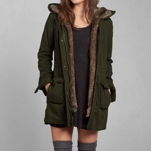 Abercrombie Andrea Fur Lined Parka